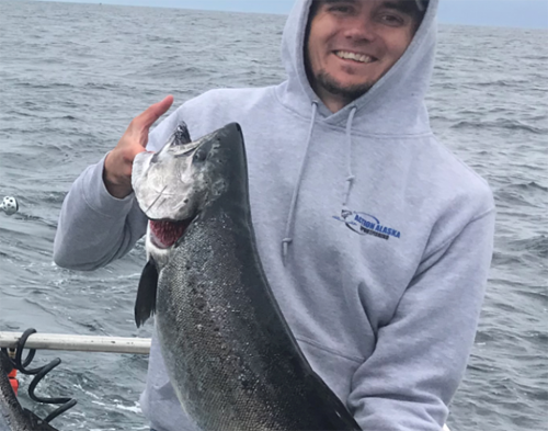Sitka Salmon Fishing